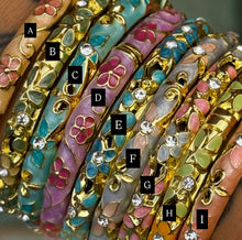 Load image into Gallery viewer, Floral Bangles
