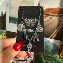 Load image into Gallery viewer, spooky charm necklace / silver
