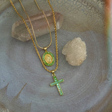 Load image into Gallery viewer, green Virgin Mary set

