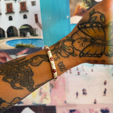 Load image into Gallery viewer, White Floral Cuff
